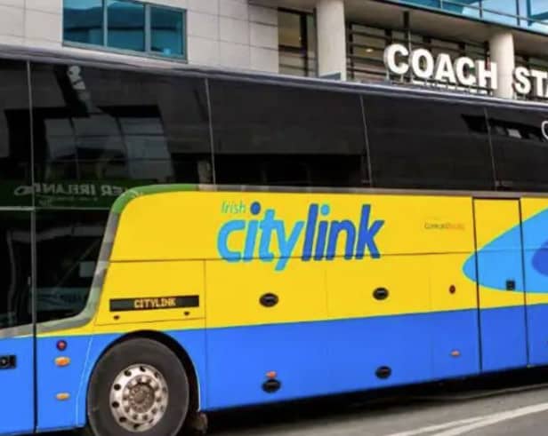 Citylink bus at Galway Coach Station