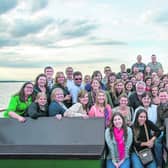 Teachers visiting from Michigan aboard the Corrib Princess