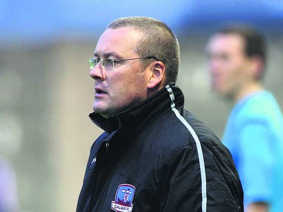 Galway FC manager Tommy Dunne who is hoping Friday night's FAI Cup experience against Dundalk will stand to the club in the quest for a league play off place.