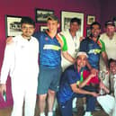 The County Galway Cricket Club which won the Munster Cup for the first time ever. Standing, left to right: Subramanyam R, Conor Mullen, Jaffer Hussain, Danish Ali, Ronan Mahon, Umair Chaudhary, Iliff Sumit, Muhammad Ali, Rohit Bisla. In front: Shariq Nasim and Tabish Ali.