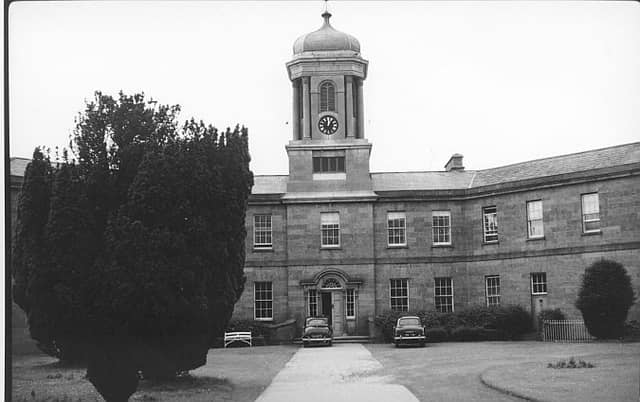 An old photo of St. Brigid's, Ballinasloe. Many came and never left. CARDALL COLLECTION, NATIONAL LIBRARY.