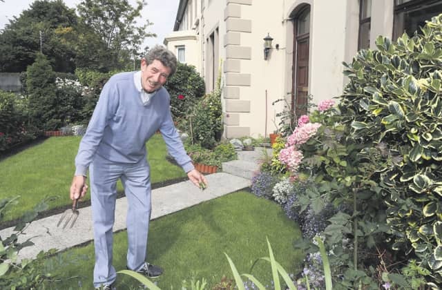 Dr Michael Coughlan: Best New Entry in Galway City gardens competition.