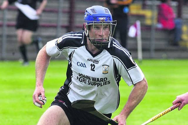 Padraig Pearses Cyril Donnellan who was a big influence in their relegation final victory over Kinvara at Kenny Park last Saturday.