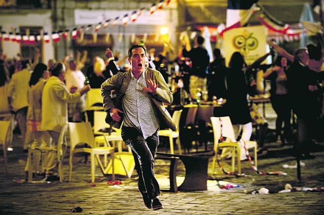 Tony Hughes (James Nesbitt) in a dramatic scene from the Missing on BBC 1.