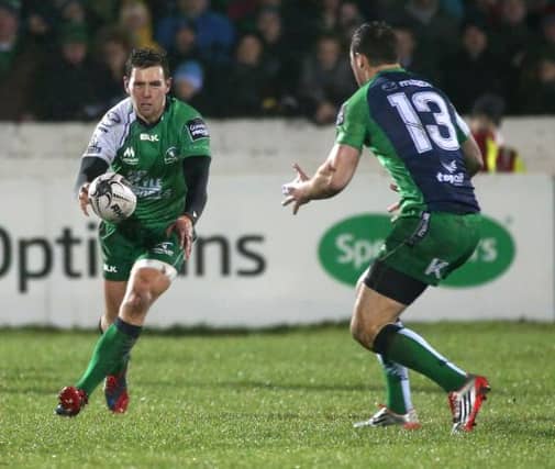 Craig Ronaldson (left) is expected to return to the out-half position for Connacht Rugby on Sunday.