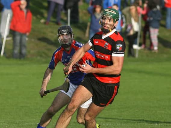 Cappataggle's James Garvey, in action against Ahascragh-Fohenagh's Paul Gavin, will be hoping the Galway champions can overcome Kilburn Gaels in Sunday's All-Ireland Club Intermediate Hurling Semi-Final at the Gaelic Grounds.