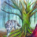 The Wolf, one of the works being exibited in Catching Dreams.