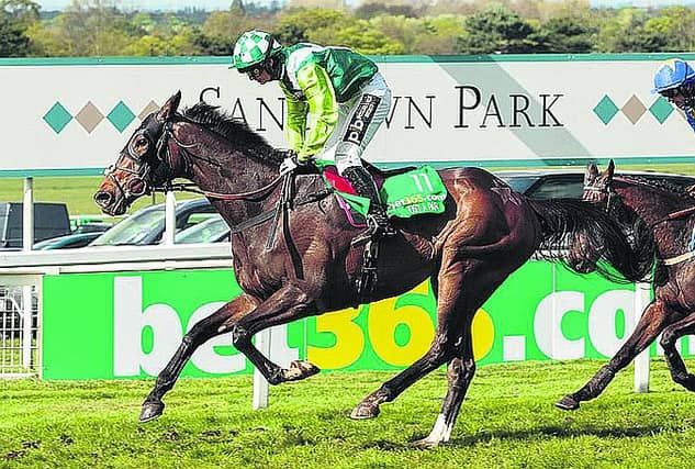 Killimor bred Just A Par, under jockey Sean Bowen, which won the bet365 Gold Cup at Sandown Park last Saturday.