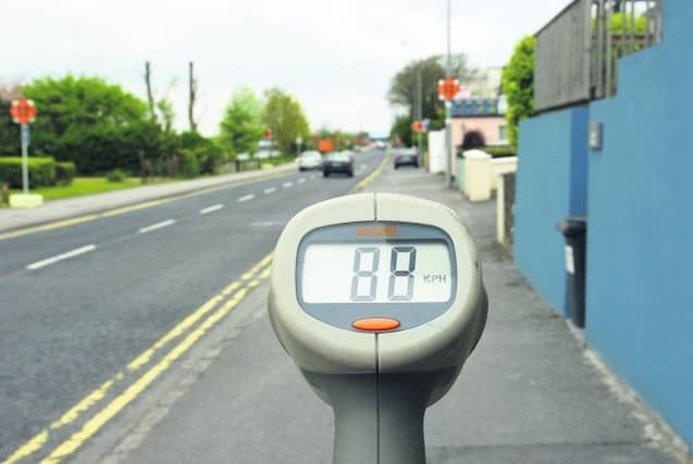 A motorist clocked doing 88kph along Lough Atalia Road