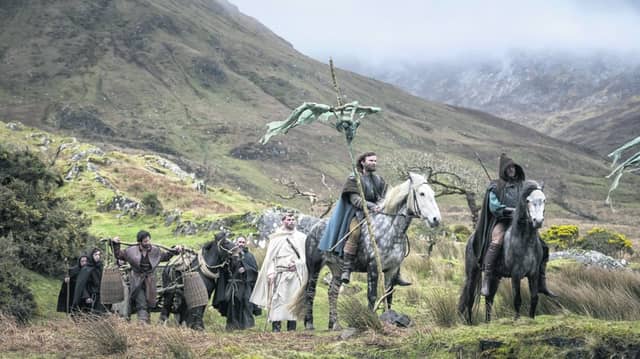 Wilds of Connemara ... perfect backdrop in this scene from Pilgrimage