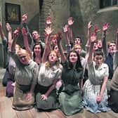 Members of Galway Youth Theatre and  Galway Community Theatre in their joint production of 'The Dead School'.  Photos: Joe O'Shaughnessy.