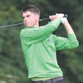 Oughterard Golf Club's Devin Morley who was Ireland's top points scorer at the recent Boys Home Internationals in Wales.