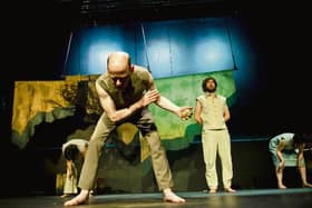Masting the sail in Moonfish Theatre's reimagining of Joseph O'Connor's Star of the Sea. 