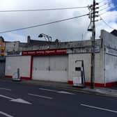The former Corrib Service Station on Lower Fairhill Road