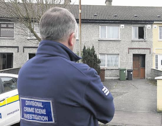 The house at Coogan Park where the brother and sister were found dead.