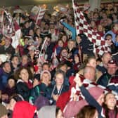 Supporters at the homecoming reception for the Galway hurling team at the Pearse Stadium after the 2012 All-Ireland Final PHOTO: JOE O'SHAUGHNESSY