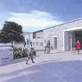 A computer-generated image of how the new Centre for Drama, Theatre and Performance will look.