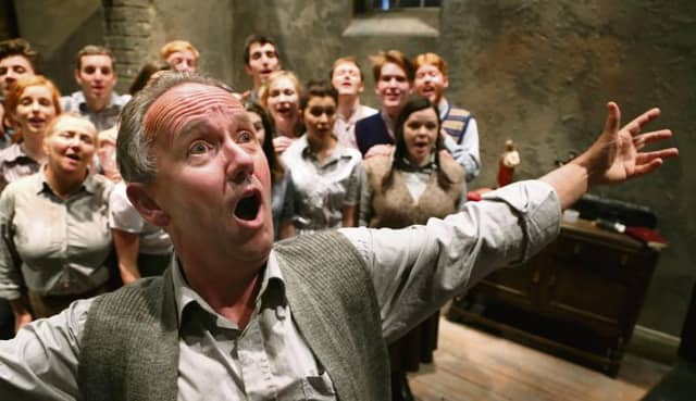 Ger Howard as Raphael Bell in The Dead School, this year's Arts Festival co-production between Galway Youth Theatre and Galway Community Theatre. A new network is aiming to cater for drama enthusiasts of alll ages with events throughout the year.