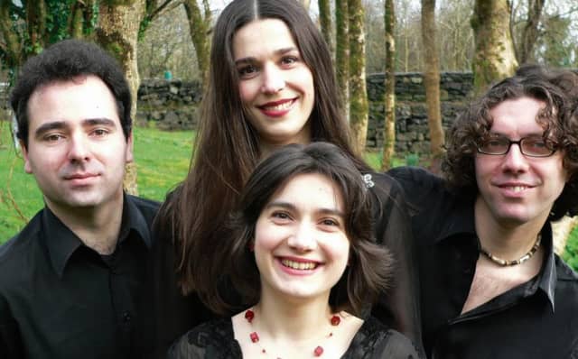 Bogdan Sofei, Andreea Banciu Ingrid Nicola and Adrian Mantu of ConTempo, who will be performing at St Nicholas'