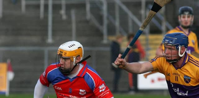 Abbeyknockmoy full back John Culkin who conceded little ground against Four Roads.