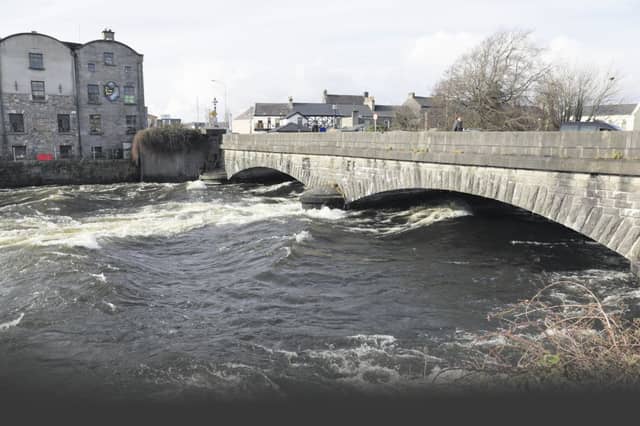 O'Brien's Bridge: where the taxi driver entered the water after Gardaí had tried to impound his car.