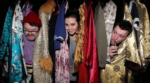 Soprano Rachel Croash, baritone Rory Musgrave (left) and Ian Whyte in Opera Theatre Company's production of Wolf Ferrari's'Susanna's Secret. Photo: Mark Stedman/Photocall Ireland
