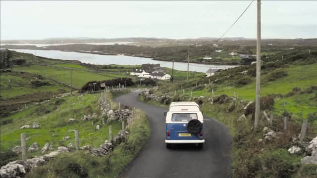 Tourists on the trail of the Wild Atlantic Way.