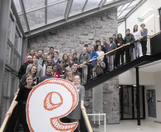 Step by step: EXPLORE participants at NUIG all set for their new projects.
