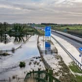 Flooding on the M6 (Photo: Larry Morgan)