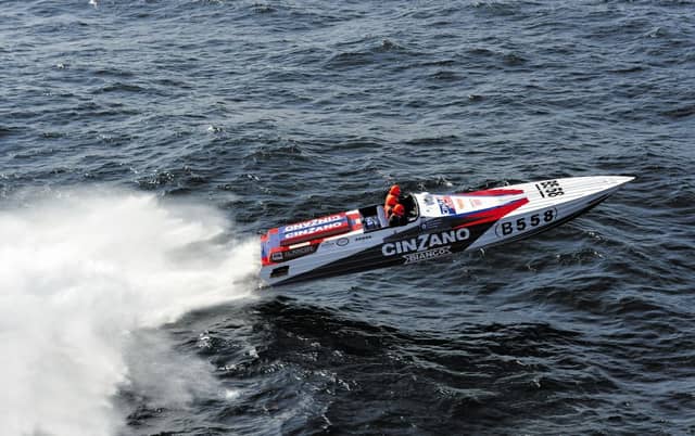 Galway bound: the Venture World Cup powerboat race.