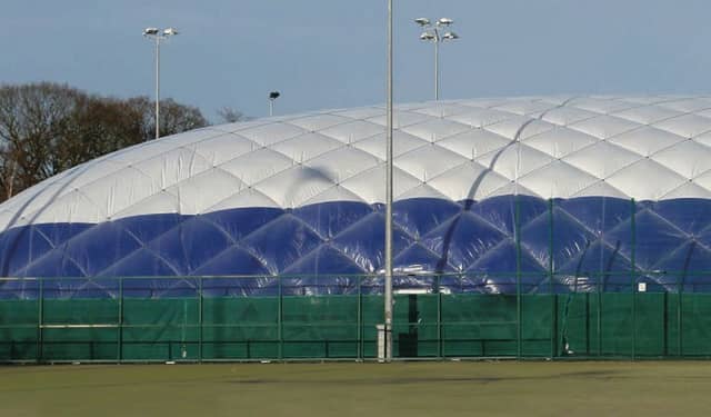 An air dome similar to that which will be built on Threadneedle Road.