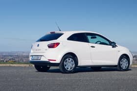 The SEAT Ibiza van.