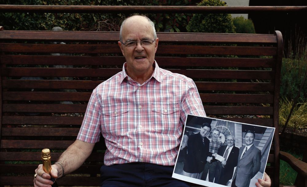 ON THE DOUBLE . . . Willie Devlin from Ballinasloe who will be appearing on Saturday night's Winning Streak 20 years after his father also appeared on the programme.
Photo: Gerry Stronge.