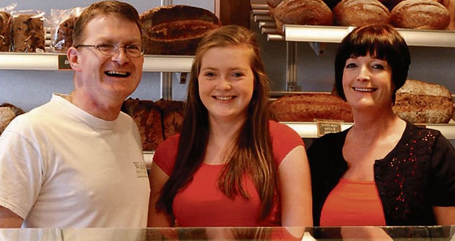 Funding...Cathal, Roisin and Joan Walsh of Walsh's Bakery.