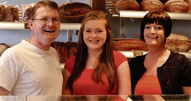 Funding...Cathal, Roisin and Joan Walsh of Walsh's Bakery.