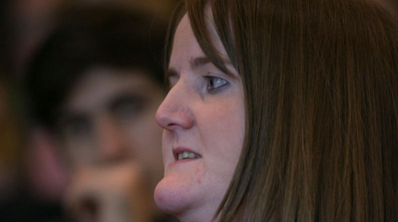 Altocloud CMO Maricka Burke-Keogh speaking at The Foundry in Google’s EMEA Headquarters.
