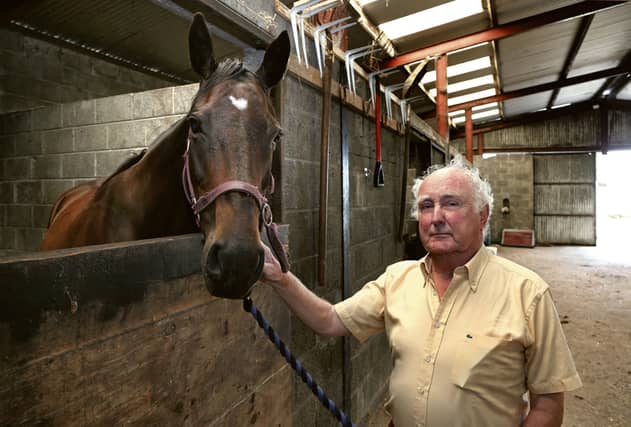 The late Dr. John Waldron: sold Faugheen as a foal for a modest enough amount, but that never bothered him. He is pictured here with the Champion Hurdle winners dam, Miss Pickering. Photo: Joe O'Shaughnessy.