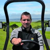 Course superintendent at Galway Bay Golf Resort, Damien Coleman (left), who has been selected by the R&A to work at the Olympic Games in Rio.
