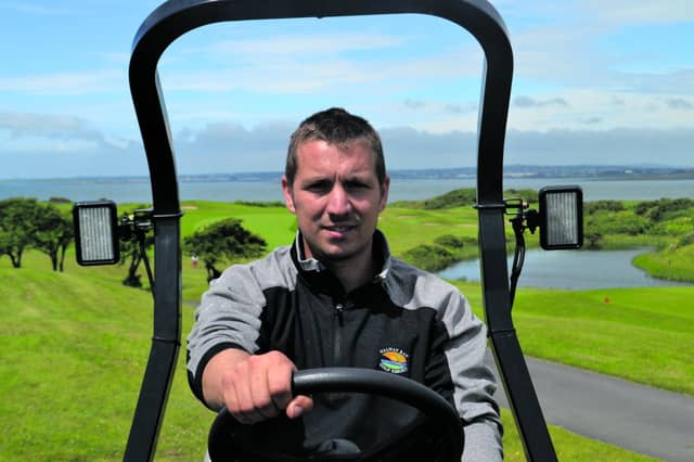 Course superintendent at Galway Bay Golf Resort, Damien Coleman (left), who has been selected by the R&A to work at the Olympic Games in Rio.