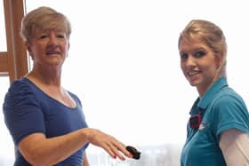 Sally Fullard worked with Croi Physical Activity Specialist Katie Codyre.