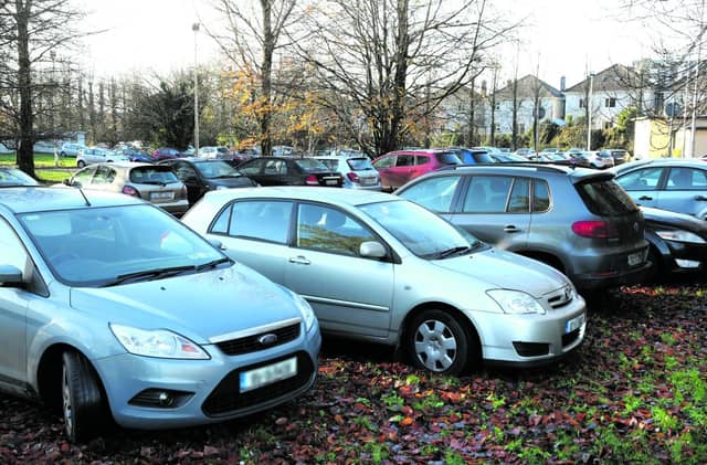 Staff car park at Merlin Park