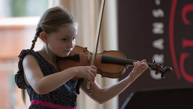 Performer and composer Alma Deutscher. “Melodies that play inside my head,” is how Alma describes what happens when she gets ideas.
