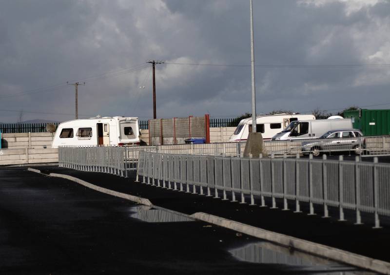 The existing Carrabrowne Halting Site.