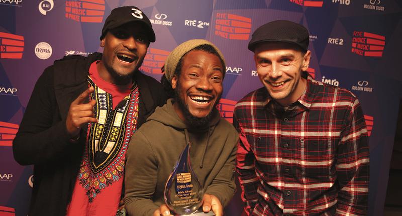 Rusangano Family who won the RTÉ Choice Music Prize – Irish Album of the Year 2016 for their self-released album'Let the Dead Bury the Dead.