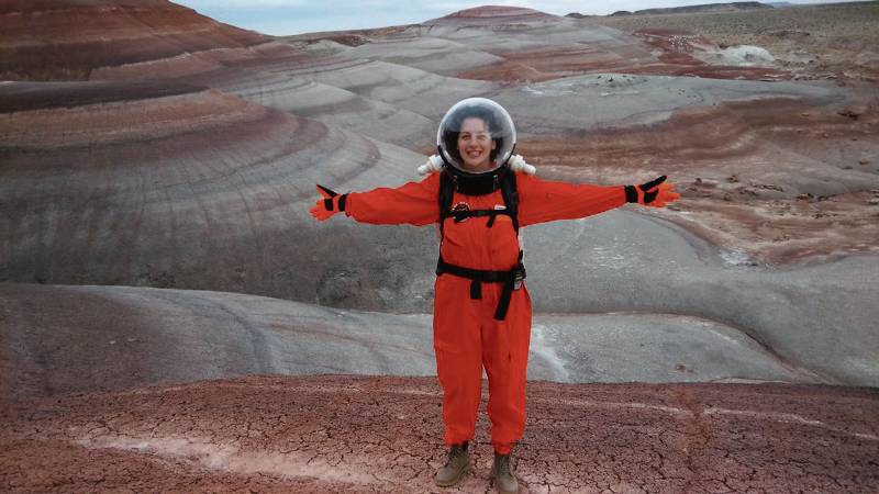 Mars mission.: NUIG PhD student Ilaria Cinelli.