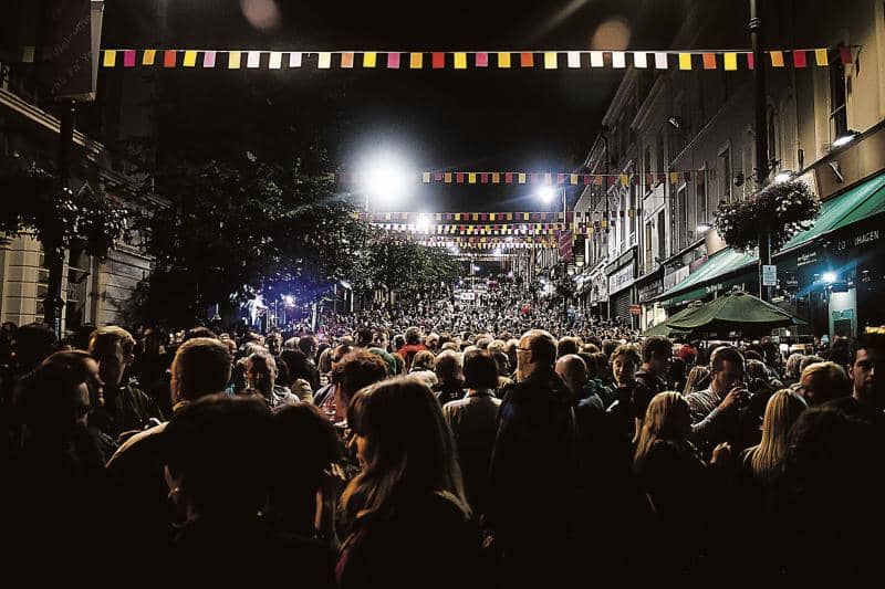 Crowds of this size at Fleadh Cheoil na hÉireann in Derry in 2013 can be expected to reach the same level in Galway in 2020 should the city win the right to host the event for the first time ever