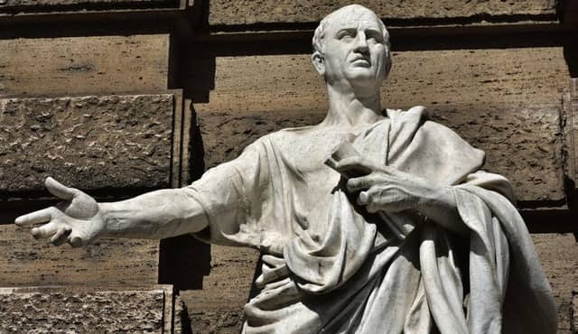 Cicero: Knew all the tricks to enjoy old age but never managed to get there himself.
