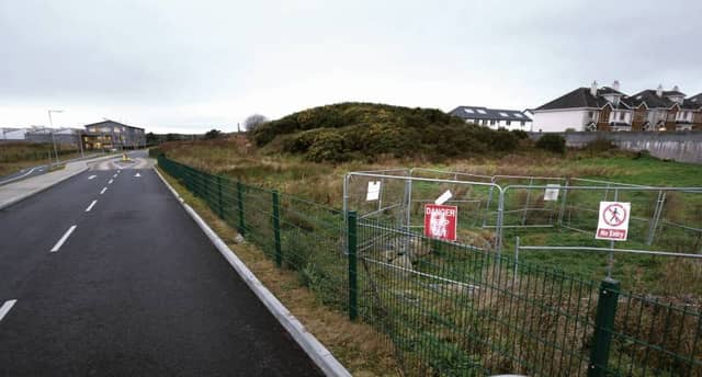 The site at Ballyburke in Knocknacarra near Colaiste na Coiribe planned for social housing.