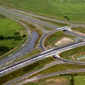The Rathmorrissey interchange, where the new M17/18 will meet the M6. 