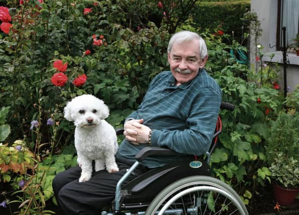 Ray McBride at his home this week. Photo: Joe O'Shaughnessy.